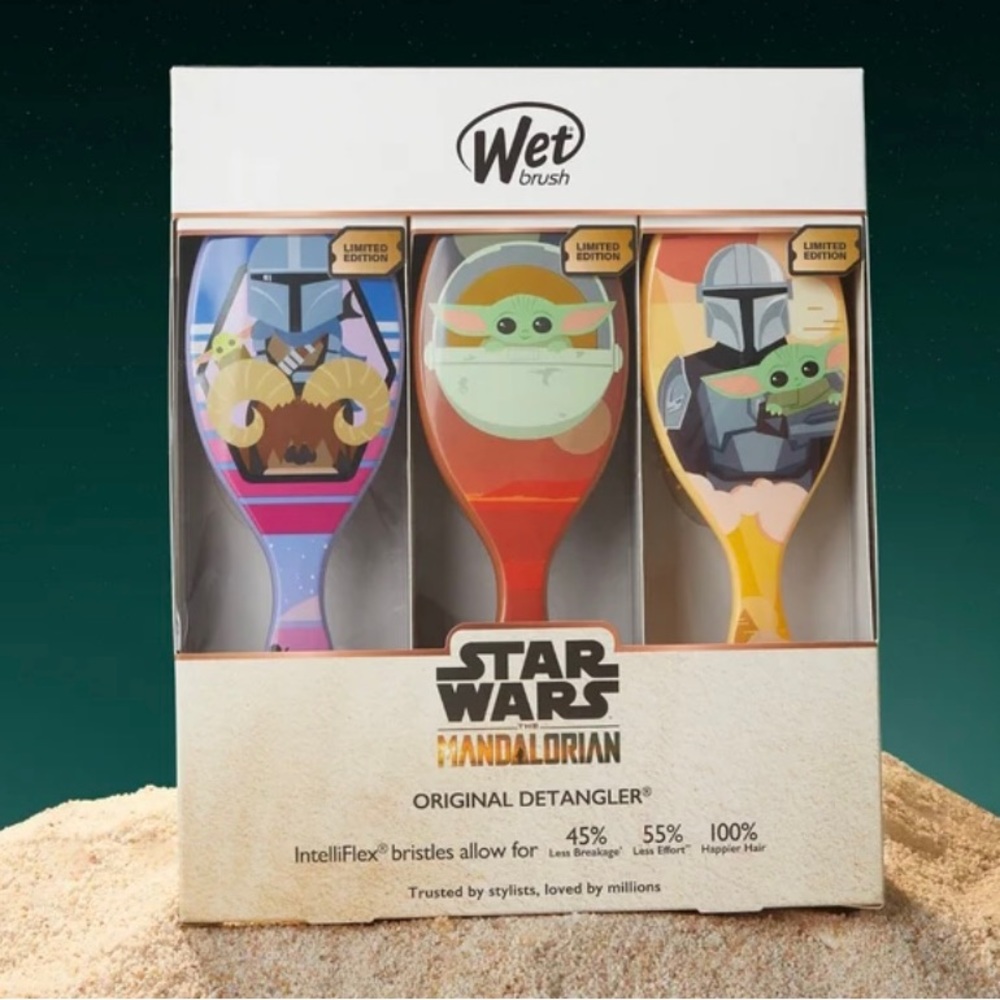 NWT Wet Brush Star Wars, limited edition, three pack brush set